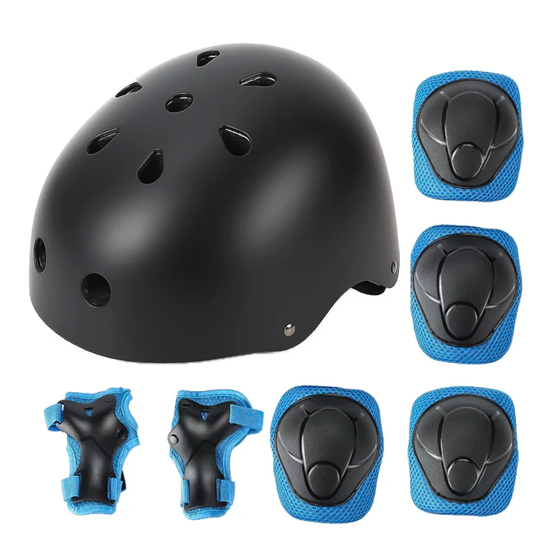 Schutzhelm und Polsterset für Skateboard Skanto