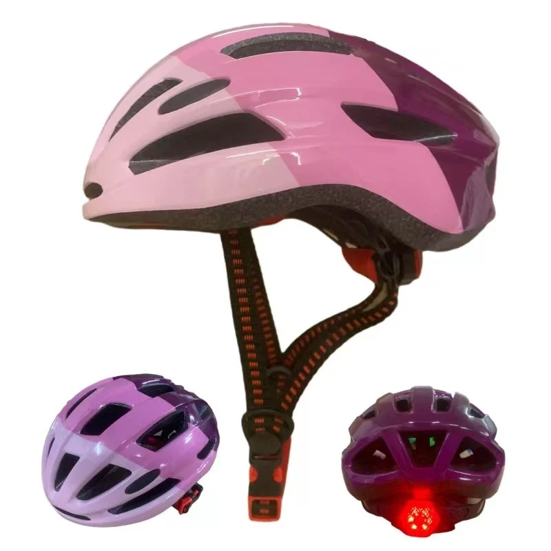 Sichtbarer Fahrradhelm mit LED-Licht Skanto