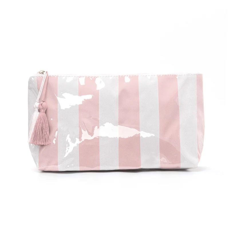 Kosmetiktasche mit farbenfrohem Karomuster Skanto