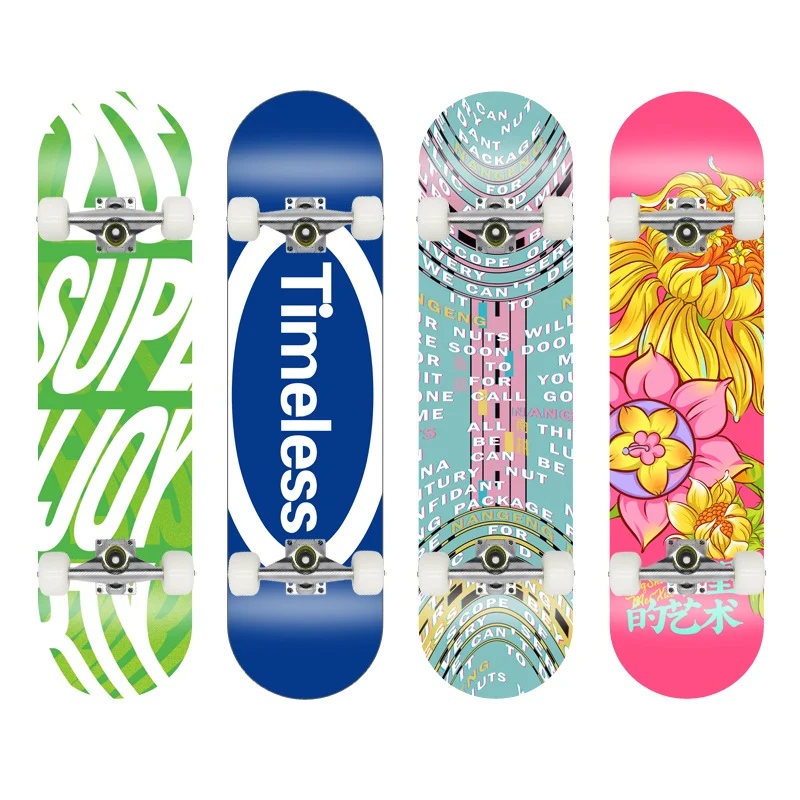 Dekoratives Skateboard-Deck Skanto