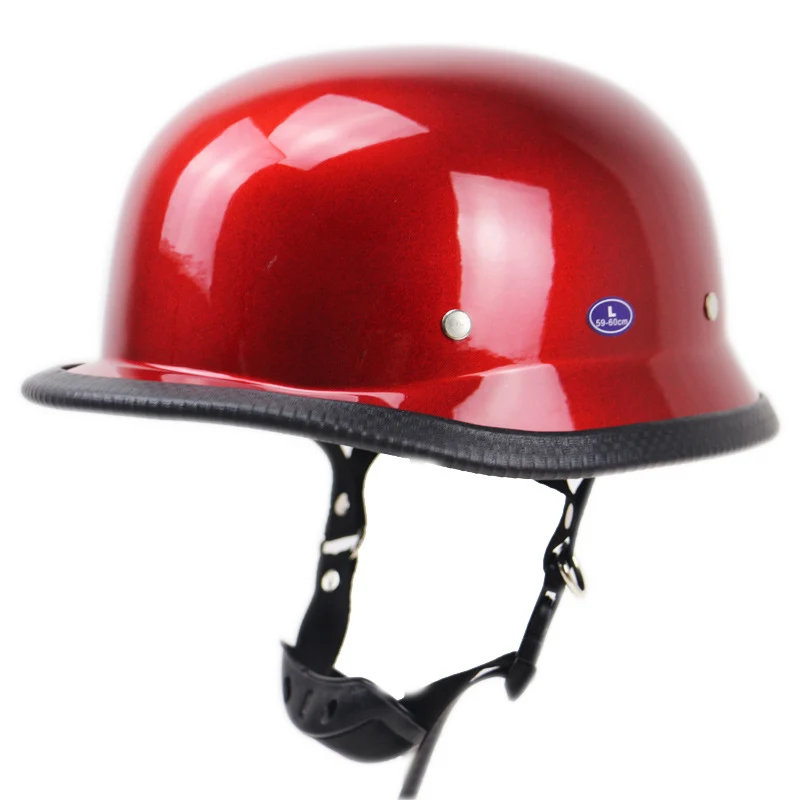 Vintage Halbschalenhelm Motorrad-Kopfbedeckung Skanto