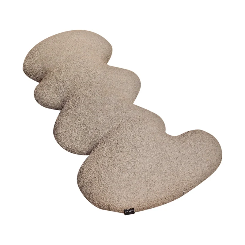 Ergonomisches Plüschkissen mit Wellendesign Skanto