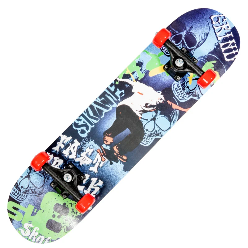 Trick-Skateboard mit Drachengrafik Skanto