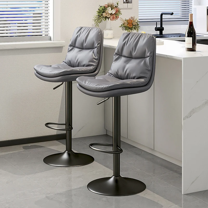 Höhenverstellbarer Barhocker mit ergonomischer Sitzpolsterung Skanto