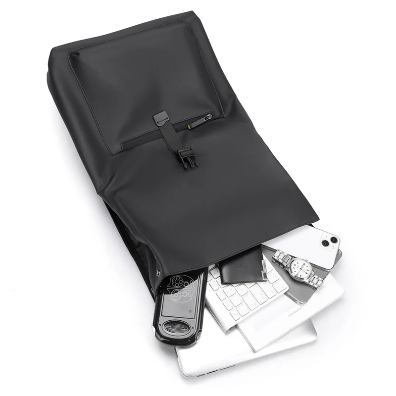 Hochwertiger und wasserdichter Rucksack mit innovativem Rolltop-System Skanto