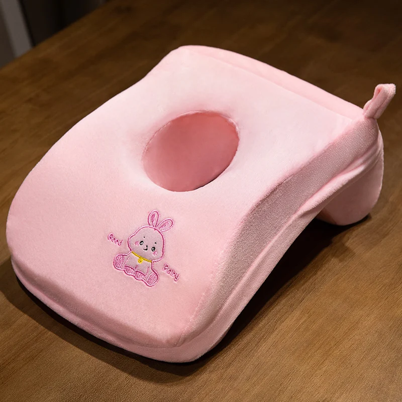 Plüsch-Nackenstützkissen mit ergonomischer Aussparung Skanto