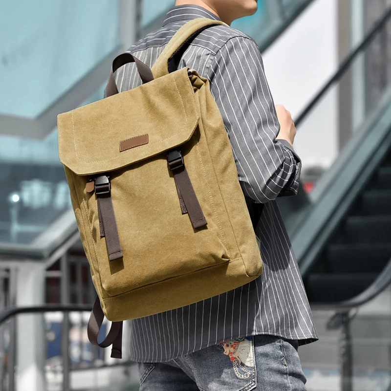 Rucksack mit praktischem Klappdeckel und robustem Material Skanto