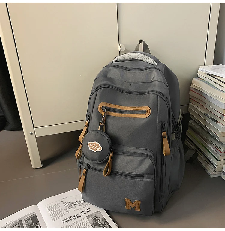 Vielseitiger Schulrucksack mit mehreren Fächern Skanto