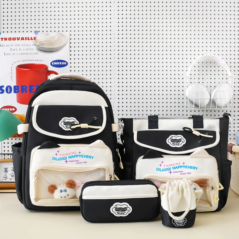 Multifunktionales 5-teiliges Schulrucksack-Organizer-Set Skanto
