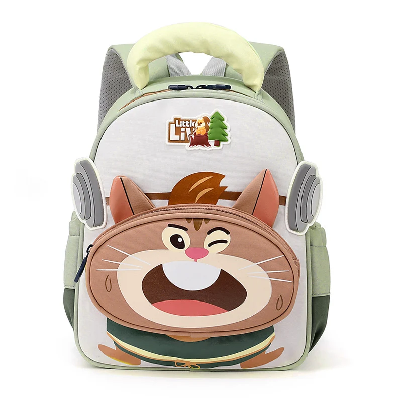 Schulrucksack mit Cartoon-Motiv für Kinder Skanto