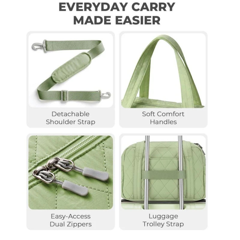 Kosmetik-Reisetasche mit transparentem Organizer Skanto