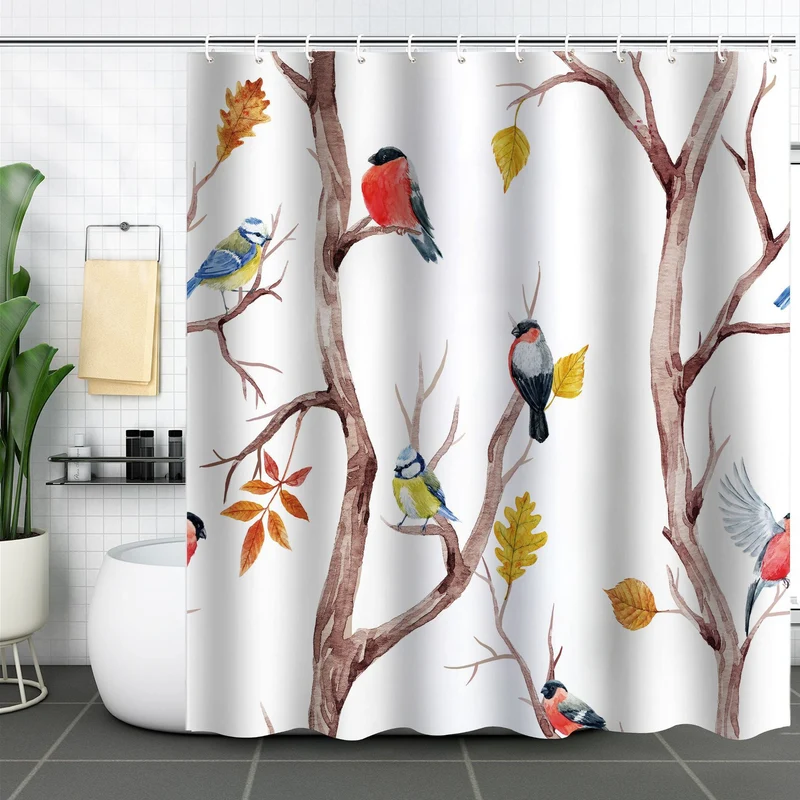 Duschvorhang Skanto mit Naturmotiv
