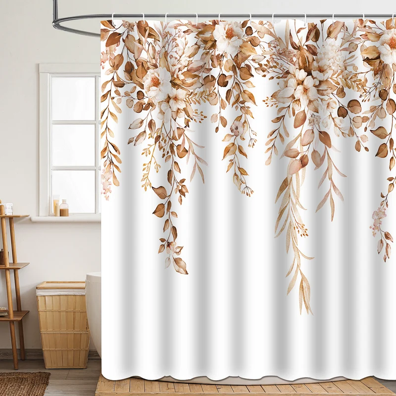 Duschvorhang Skanto mit Blumenmuster