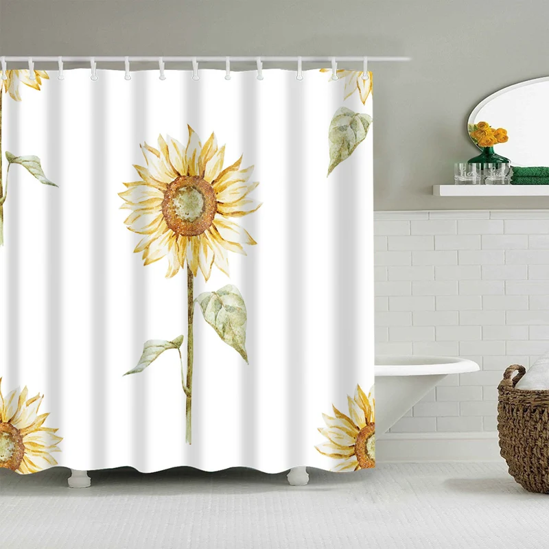 Duschvorhang Skanto mit Blumenmuster