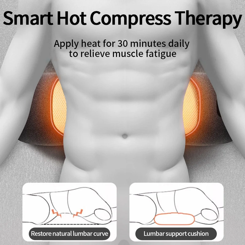 Ergonomisches Nackenmassagekissen mit Wärmefunktion und USB-Ladefunktion Skanto