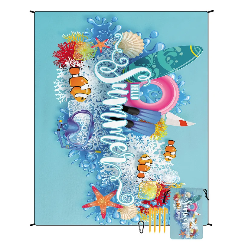 Wandteppich mit geometrischem Druck Skanto