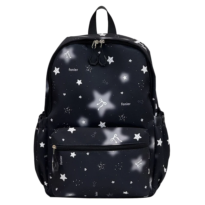 Lässiger Schulrucksack Skanto mit Sternenmuster