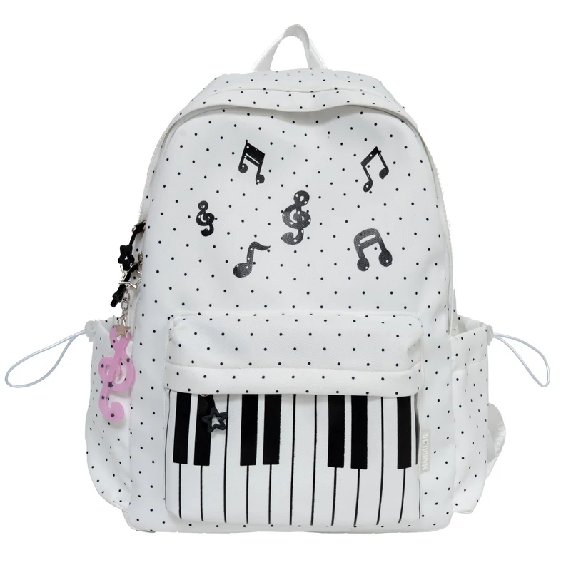 Lässiger Schulrucksack Skanto mit Musikmotiv