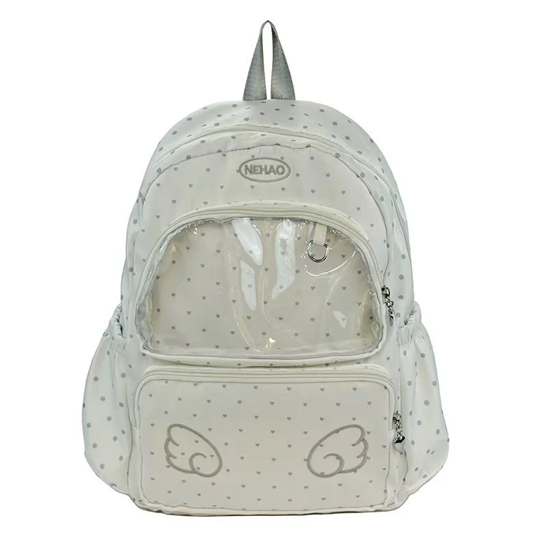Rucksack Skanto mit transparenter Fronttasche