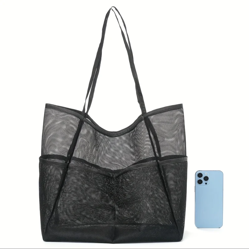 Stilvolle Netz-Strandtasche Skanto