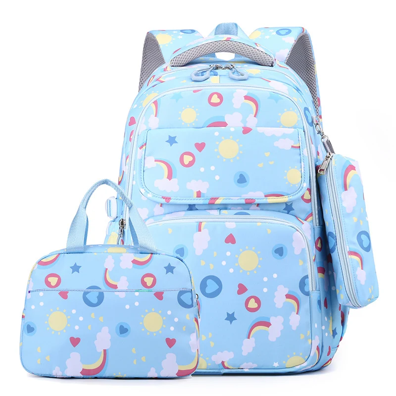 Stylische Schultasche mit abnehmbarem Zubehör Skanto