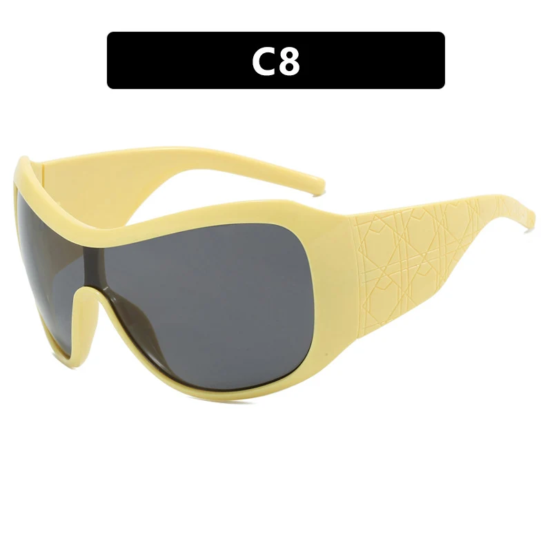 Damen Sport-Sonnenbrille mit breitem Schutzrahmen und polarisierten Gläsern Skanto