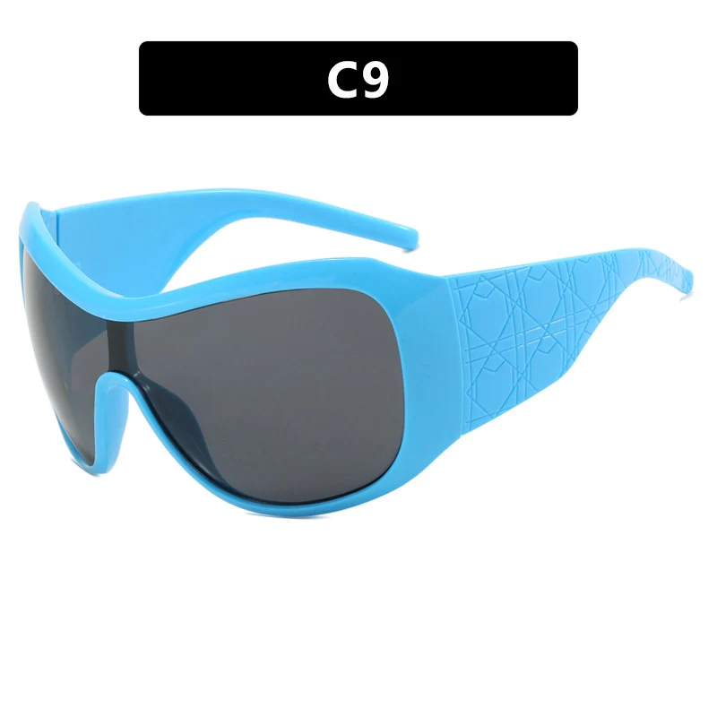 Damen Sport-Sonnenbrille mit breitem Schutzrahmen und polarisierten Gläsern Skanto