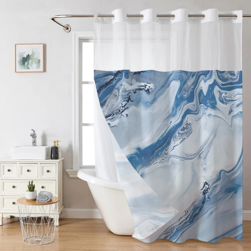 Luxuriöser Duschvorhang mit Marmordesign Skanto