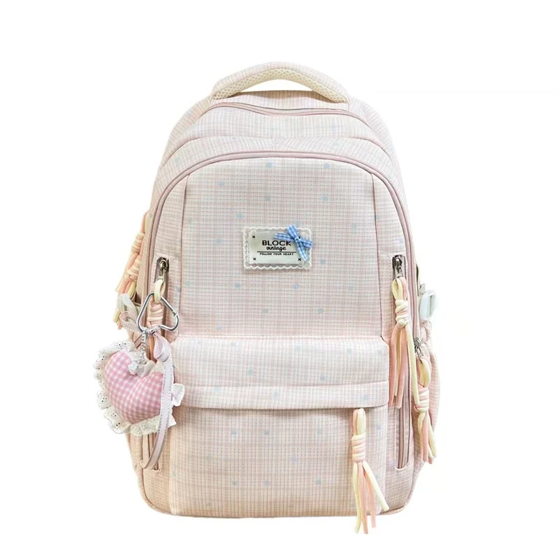 Stilvoller Vichy-Rucksack Skanto