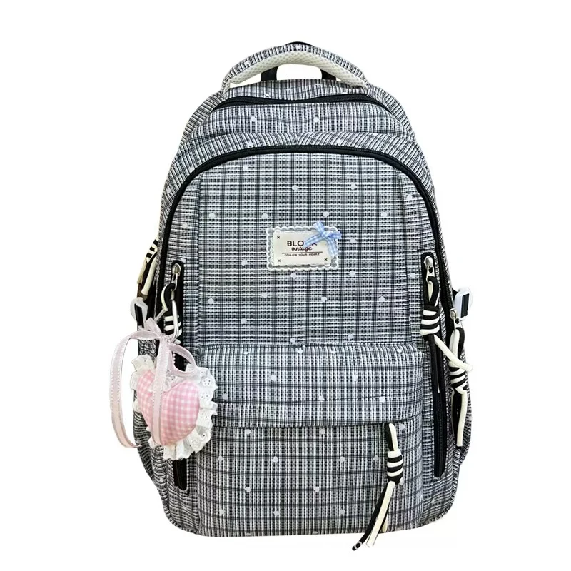 Stilvoller Vichy-Rucksack Skanto