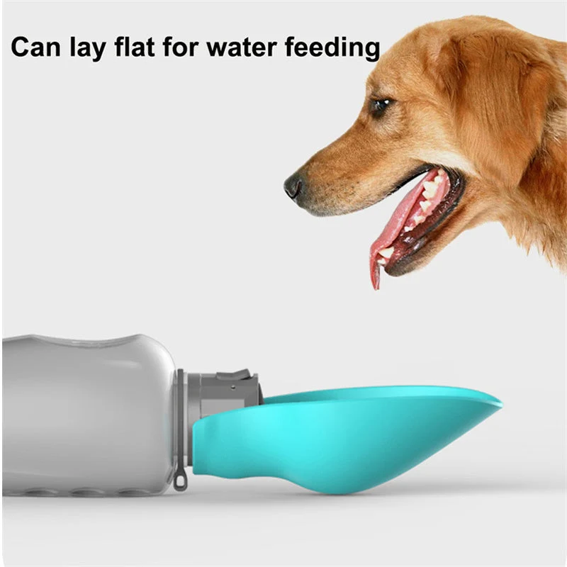Tragbare 800ml Hundetrinkflasche. | Skanto