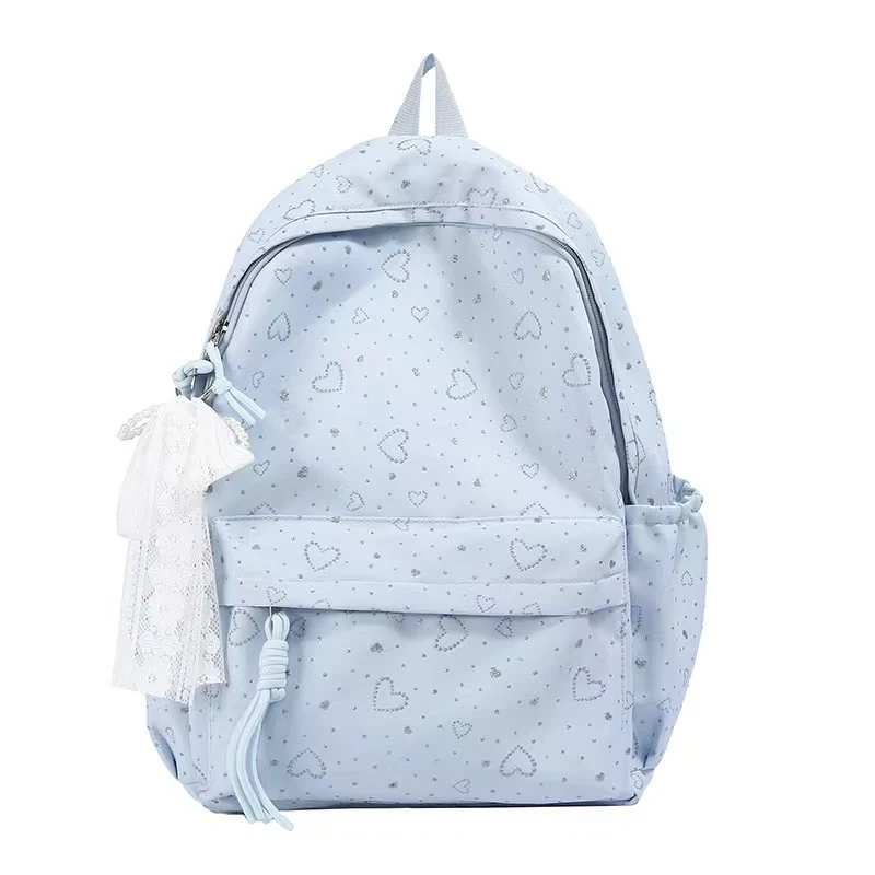 Lässiger Rucksack Skanto mit Herz-Dekor