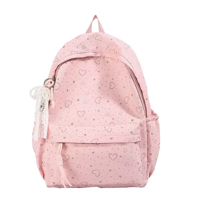 Lässiger Rucksack Skanto mit Herz-Dekor