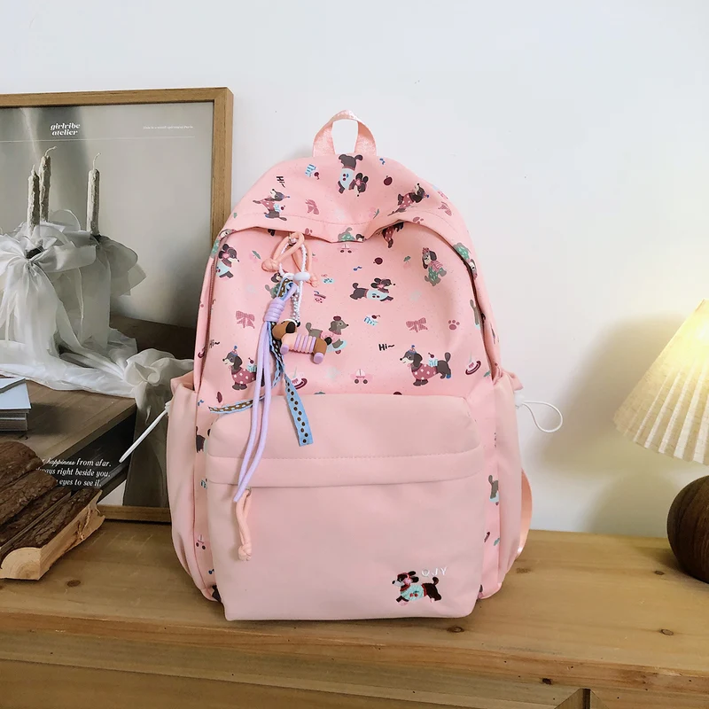Verspielter Rucksack Skanto mit Tiermuster