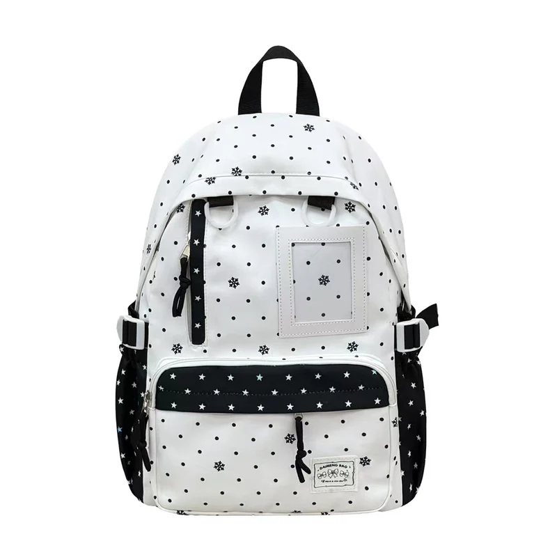 Gemusterter Rucksack Skanto mit mehreren Taschen