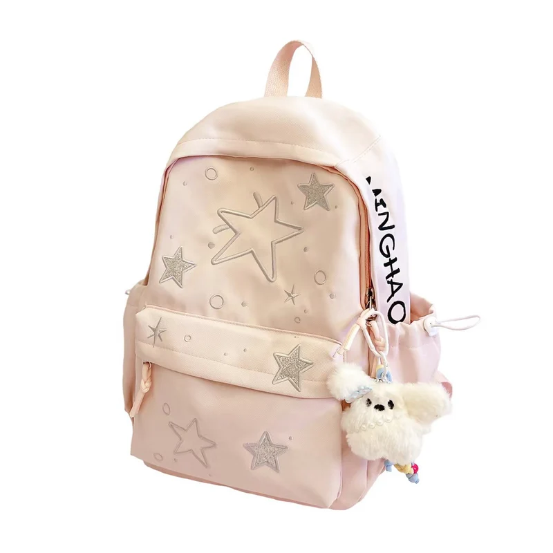 Leichter Rucksack Skanto mit Sternstickerei