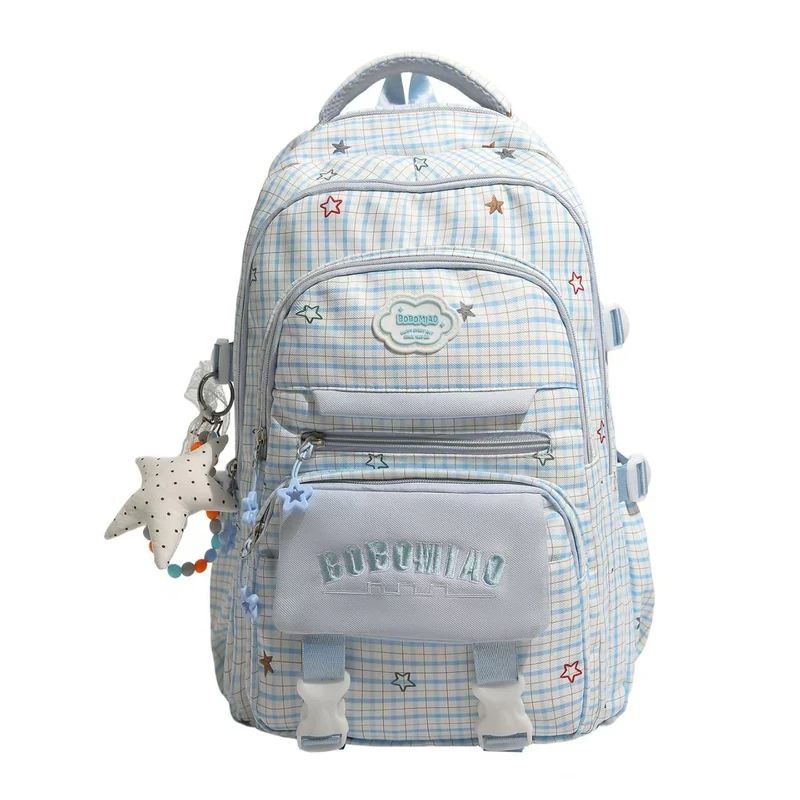 Rucksack mit Sternen-Verzierung und vielen Fächern Skanto