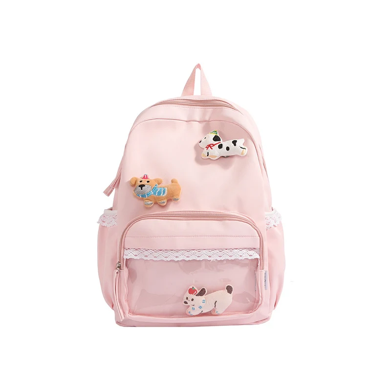 Niedlicher Rucksack mit Tiermotiv und Stickerei Skanto