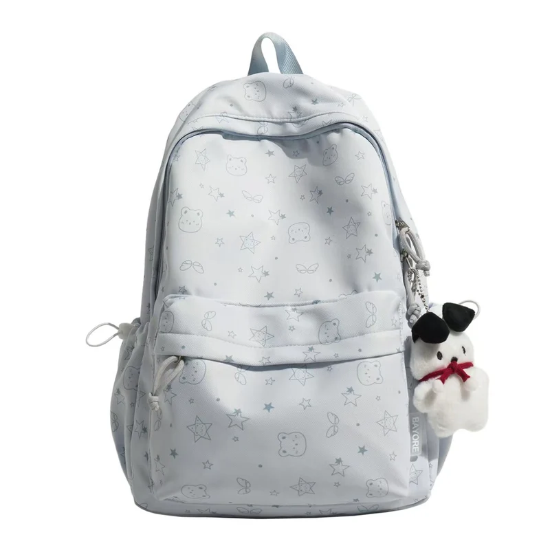 Rucksack mit vielen Fächern und Charakter-Motiv Skanto