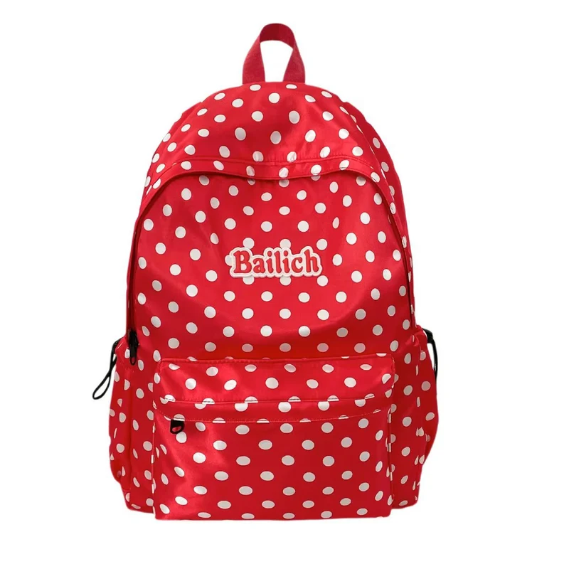 Lässiger Polka-Dot-Rucksack Skanto