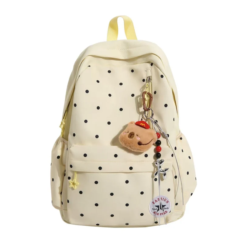 Rucksack mit Polka-Dot-Verzierung Skanto