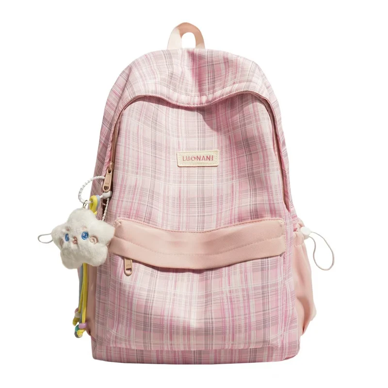 Klassischer karierter Rucksack Skanto