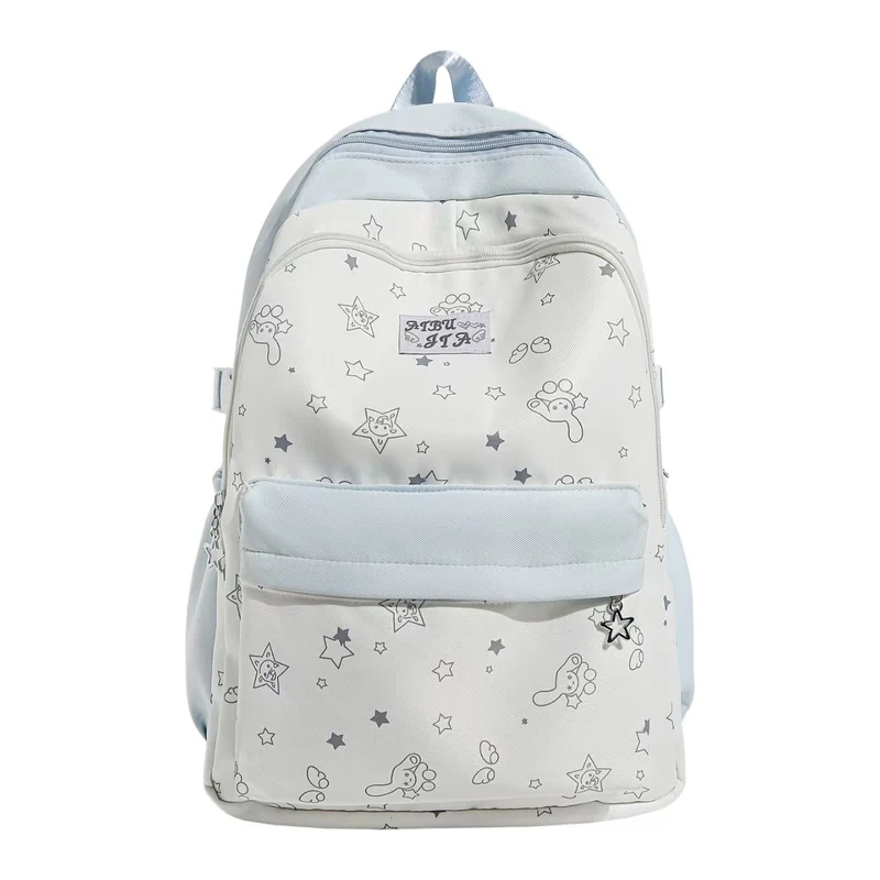Verspielter gemusterter Schulrucksack Skanto