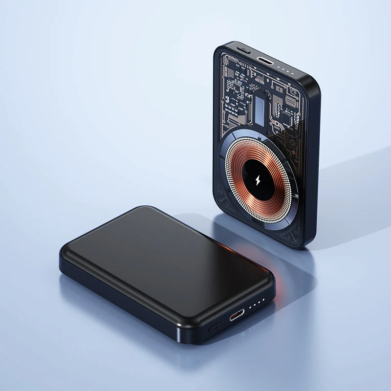 Tragbare Powerbank mit kabellosem Schnellladen Skanto