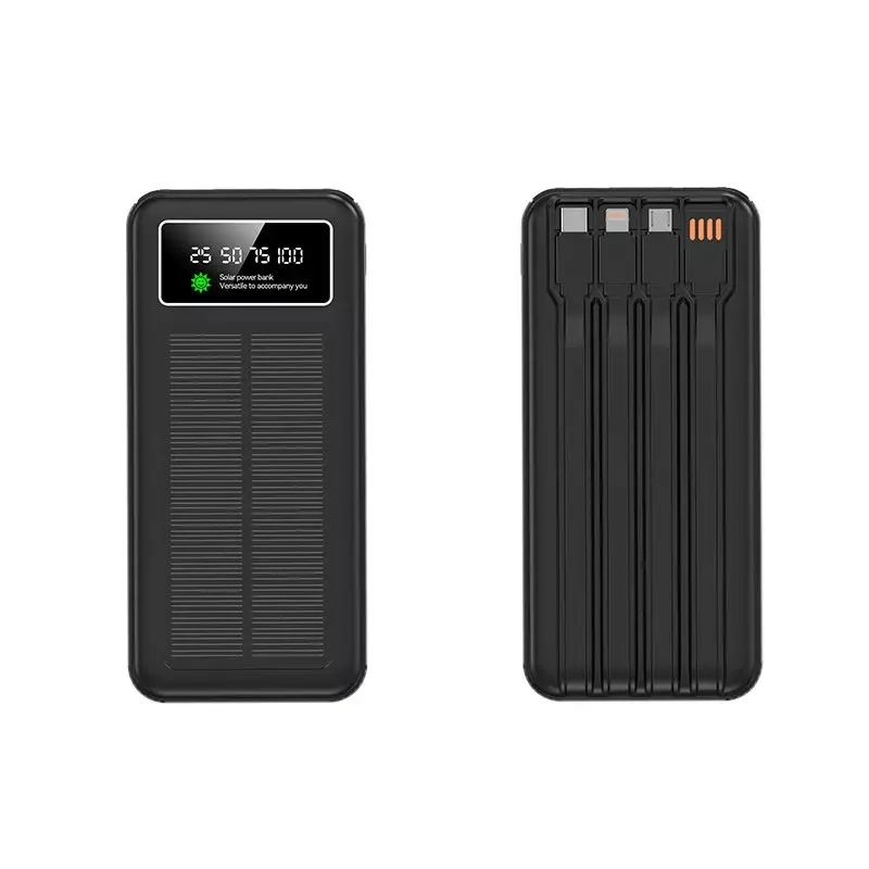 Solar-Powerbank mit integriertem Digitaldisplay Skanto