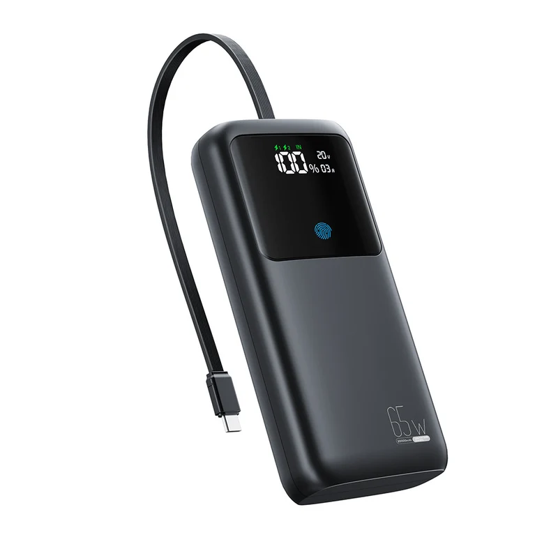 Powerbank mit integriertem LED-Display und Schnellladefunktion Skanto