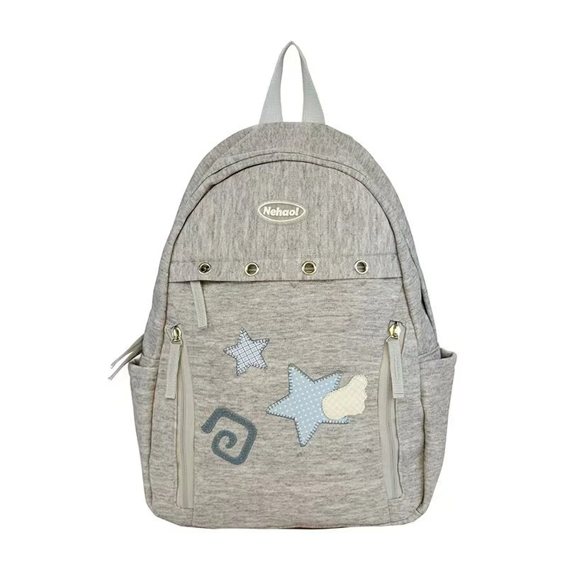 Künstlerisch bestickter Rucksack Skanto