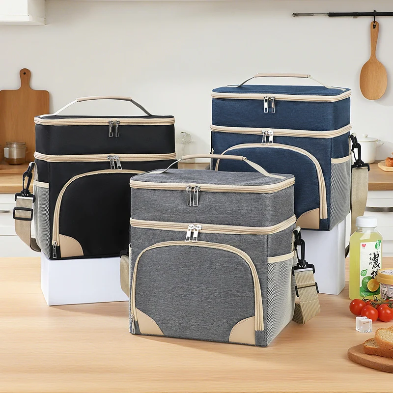 Isolierte Kühl- und Picknicktasche mit praktischem Tragegurt Skanto