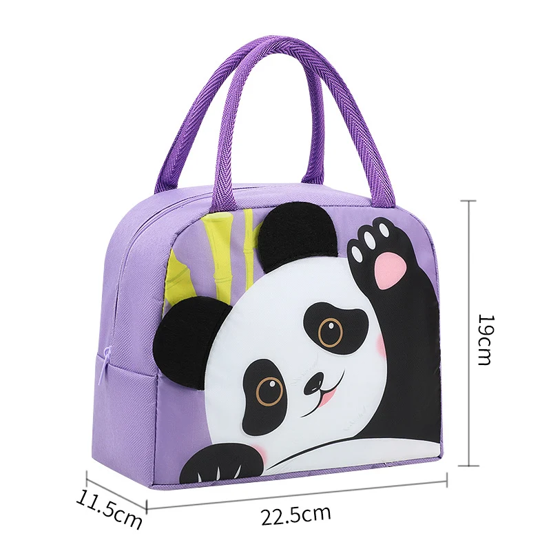 Isolierte Kinderhandtasche mit niedlichem Hasen-Motiv Skanto