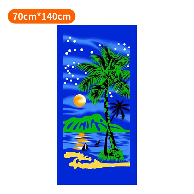 Strandtuch mit tropischem Flamingo-Design Skanto